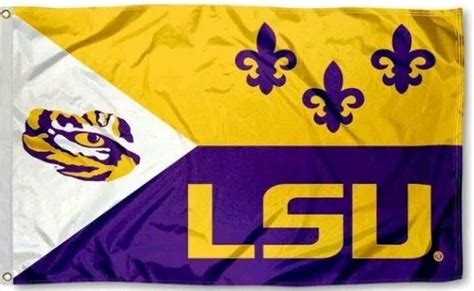 Louisiana State University Lsu 35 Foot Flagbanner Louisiana State