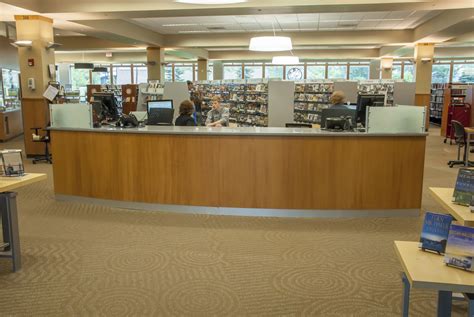 Lfi Install Of Custom Circulation Desk Ela Area Public Library