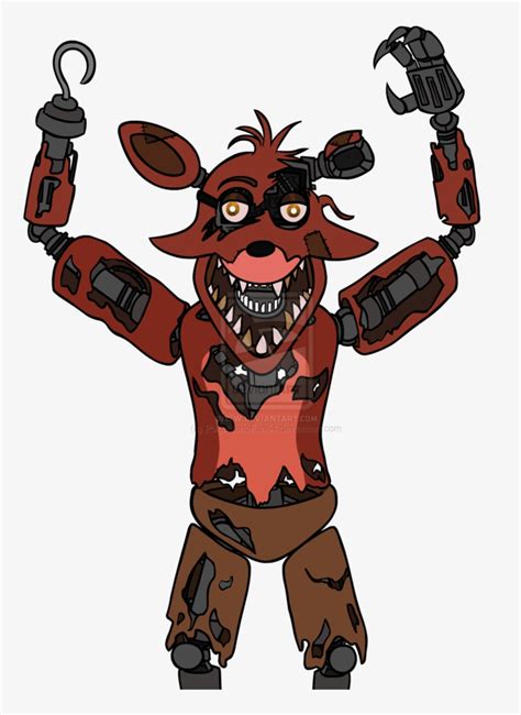 Old Foxy Foxy Fnaf 2 Drawing 766x1044 Png Download Pngkit