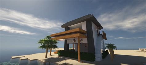 Minecraft Exotic Beach House Ideas And Design