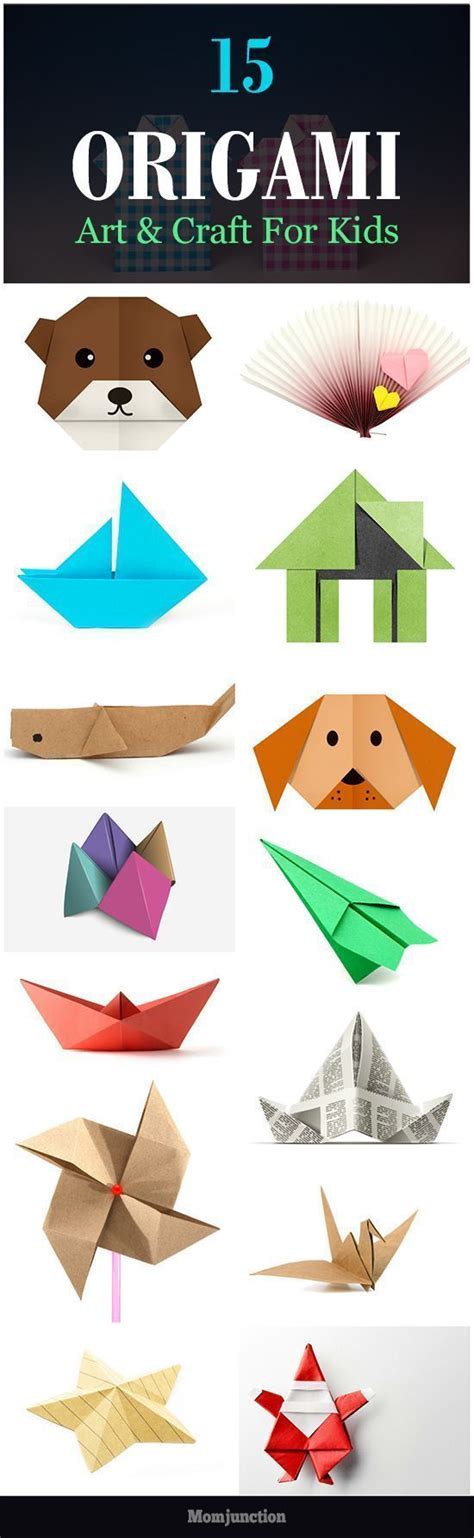 Top 15 Paper Folding Or Origami Crafts For Kids Origami Crafts