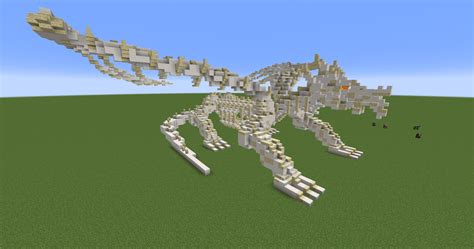 Desert Skeleton Dragon Minecraft Map