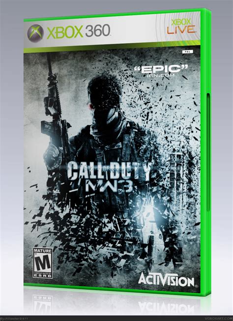 Call Of Duty Modern Warfare 3 Xbox 360 Box Art Cover By Chillseeker