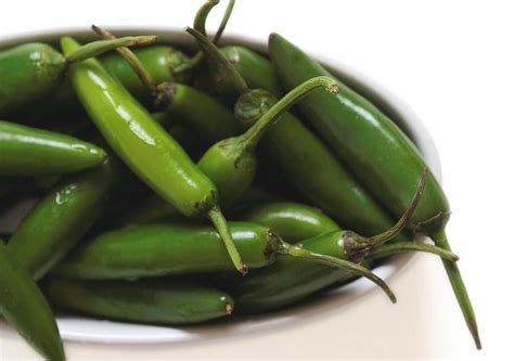 Descriptions Of Popular Mexican Fresh Green Chiles