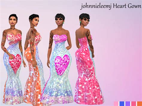 The Sims Resource Heart Gown
