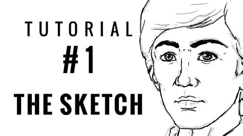 Beginners Digital Art Tutorial 01 The Sketch Youtube