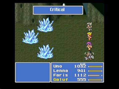 Never truly believed in rngesus, until now. FFV RNG to the Rescue - YouTube