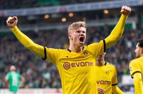 His jersey number is 9. Borussia Dortmund ace Erling Haaland reveals his hunger ...