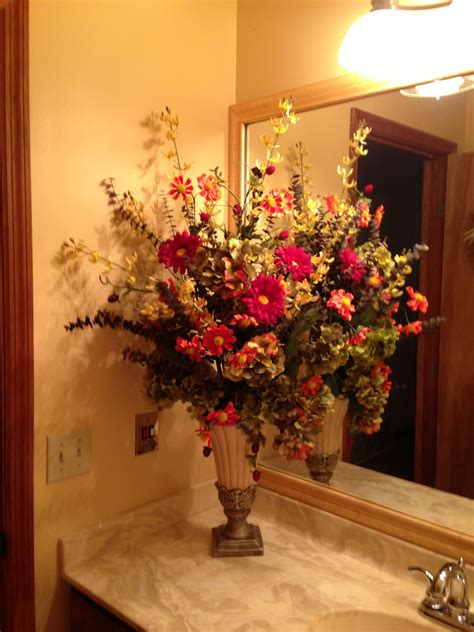 Flower Arrangement I Made For My Bathroom Flower Arrangement Floral