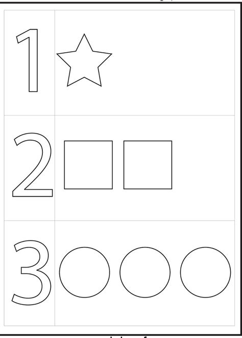 Math Worksheets 4 Year Old