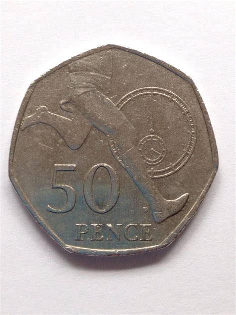 Collectable 50p Coin 50th Anniversary Four Minute Mile Coins British