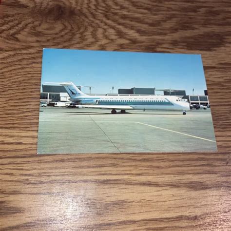 Vintage Postcard North Central Airlines Mcdonnell Douglas Dc 9 31 299