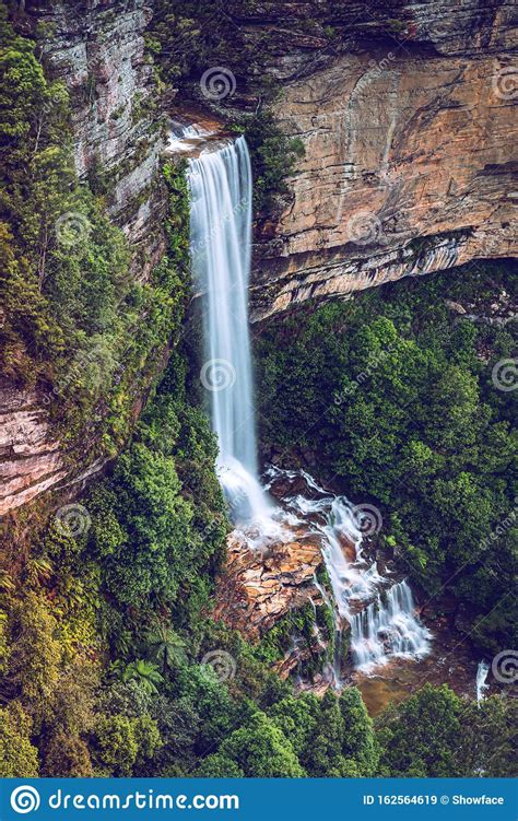 Blue Mountains Katoomba Falls Australia Stock Image Image Of Tred