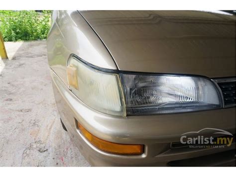 The corolla ix model is a car manufactured by toyota, sold new from year 2002. Toyota Corolla 1995 SEG 1.6 in Kedah Automatic Sedan Gold ...