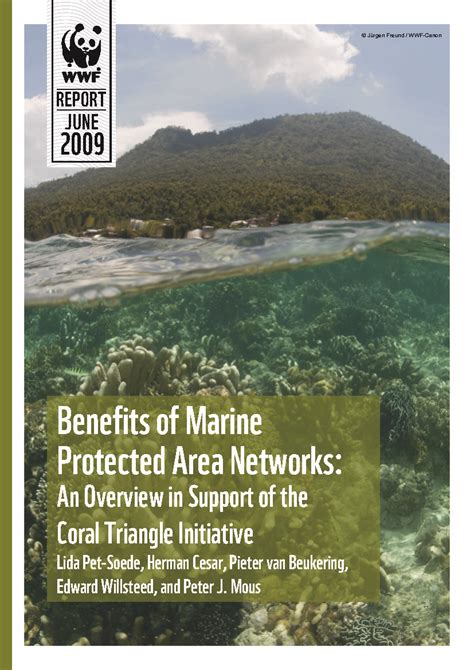 Benefits Of Marine Protected Area Networks An Overview In Support Of
