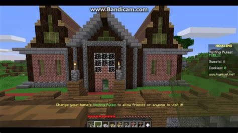 Minecraft Lets Build 1 A House Hypixel Player Housing Youtube