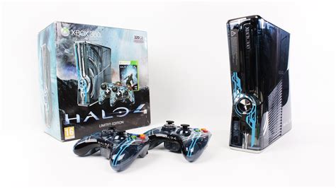 Microsoft Xbox 360 Slim 320gb Halo Limited Edition System Refurbished