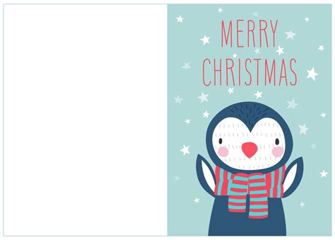 5 Best Printable Christmas Card Templates Pdf For Free At Printablee