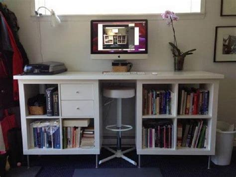 Diy studio desk tisch (ikea hack) | danny chris. 60+ IKEA Kallax Shelf Hacks or DIY Expedit Shelf - DIY ...