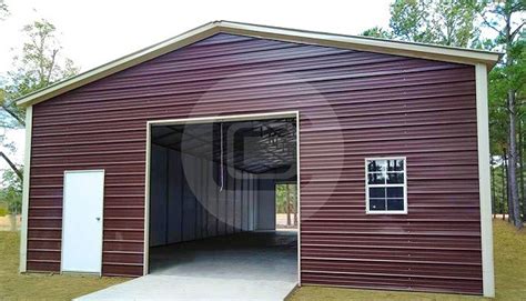 We not only provide the kits, we build. Prefabricated Metal Garage Kits - Bios Pics
