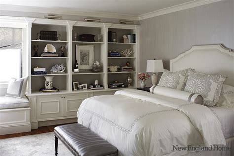 Your bedroom is the one place in the world that belongs to you. Gray and White Room - Transitional - bedroom - New England ...
