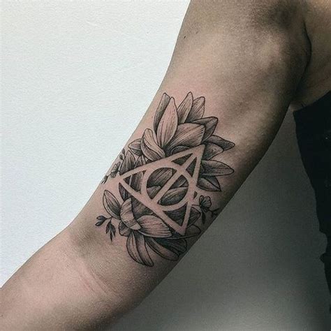 Get members of your wedding party (bridesmaids, groomsmen or other loved ones) to rock a temporary tattoo in the shape of a dark mark. Harry Potter Tattoos for Men - Ideas and Designs for Guys
