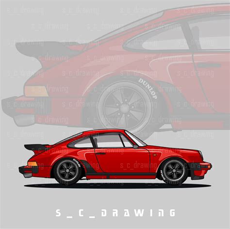 Artstation Porsche 911 Vector Artwork