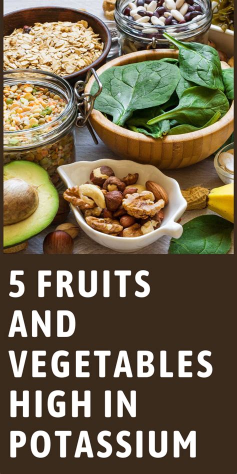 5 Fruits And Vegetables High In Potassium Potassium Rich Foods