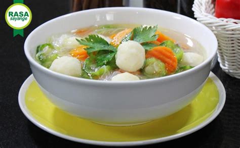 Resep sup oyong soun oleh prita karina cookpad. Sup Oyong | rasasayange.co.id