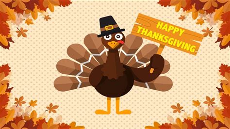 happy thanksgiving from the pardoned turkey of the year 😀 cute animation youtube