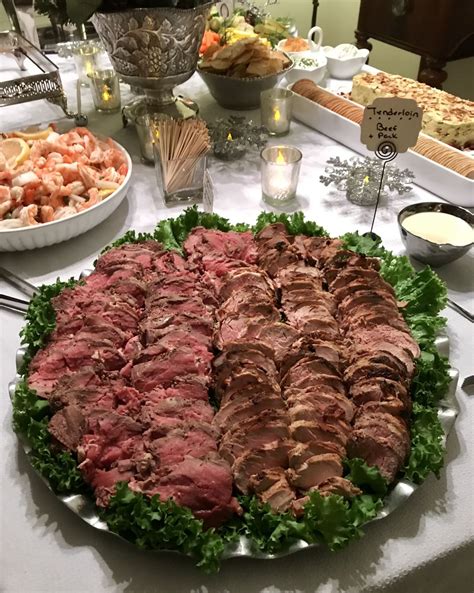 This is perfect to serve italian style, room temperature with a squeeze of lemon and a drizzle of olive oil. Beef Tenderloin & Pork Tenderloin - Catering by Debbi ...