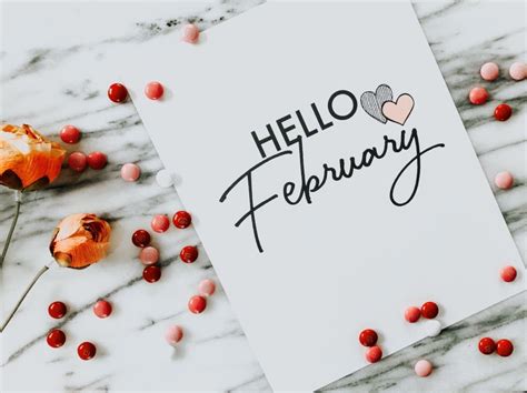 Sweet And Simple “hello February” Free Art To Print This Is Our Bliss