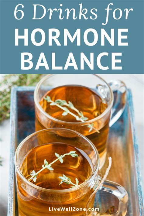 6 Drinks To Balance Hormones Naturally Recipes Live Well Zone In