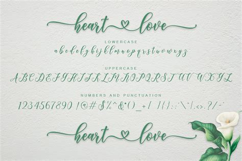 Heart Love Calligraphy Script Font Dafont Free