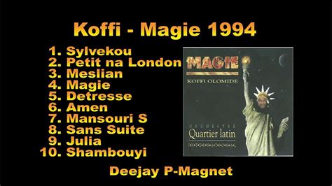 Koffi Olomide Magie 1994 Album Congo Souvenirs Youtube