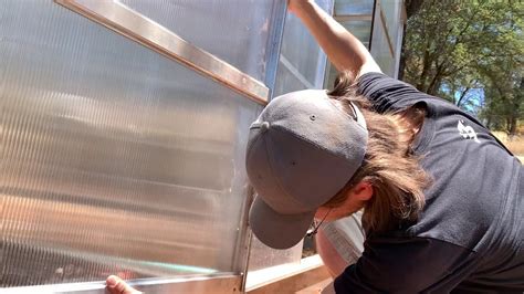 Harbor freight 10×12 greenhouse review + upgrades. Harbor Freight Greenhouse Assembly: How to assemble Part 4 ...