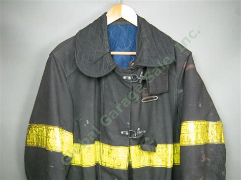 Vtg 1991 Fdny Ny Fire Dept Bunker Turnout Firefighter Jacket Coat