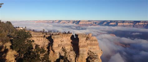 Fog Fills The Grand Canyon