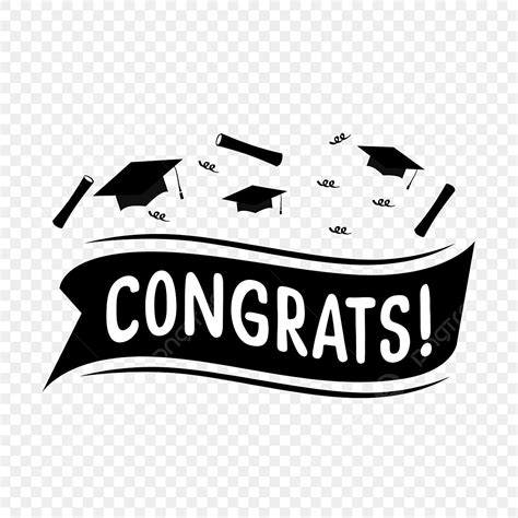 Congratulations Graduation Png Transparent Congratulation Graduate Vector Png Congrats Vector