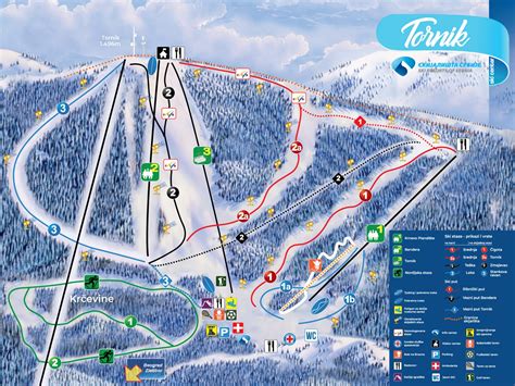 Map Of Ski Resort Ski Resorts Of Serbia