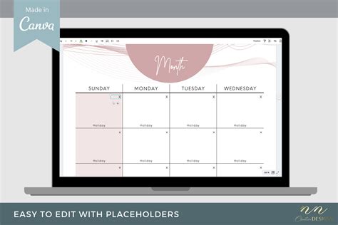 Canva Calendar Template For Printable Products 707772 Canva