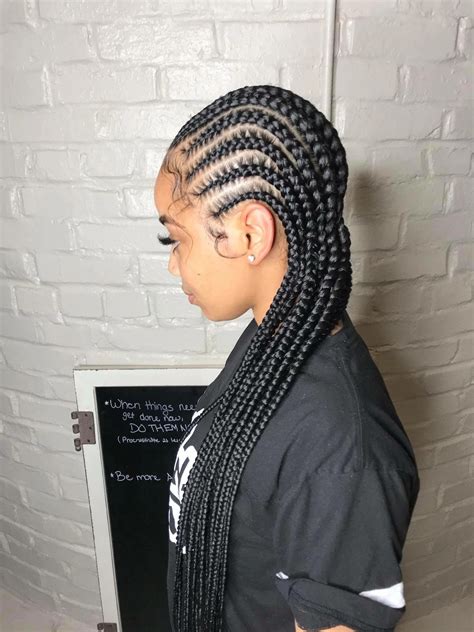 Take a thin layer and start braiding at the scalp. Latest Nigerian cornrow hairstyles Tuko.co.ke