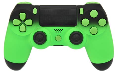 Green And Black Fade Custom Ps4 Controller