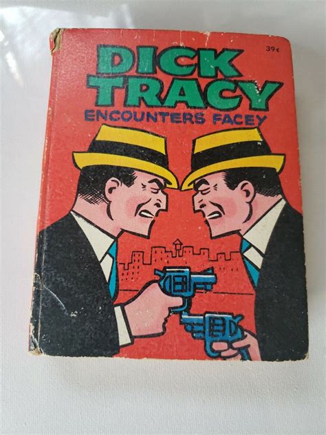 Vintage Dick Tracy Encounters Facey Big Little Book 2001 Whitman 1967 Ebay