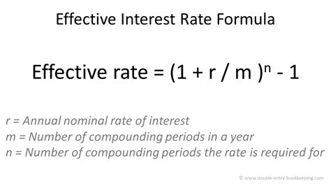 You would be expected to directly apply the above formula. Effective Interest Rate for any Time Period | Double Entry ...
