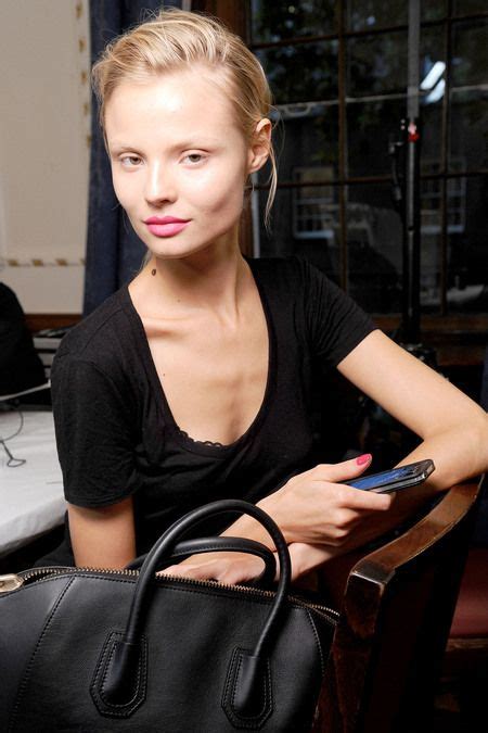 Magdalena Frackowiak Backstage At Giles Spring 2013 Need My Ribs To