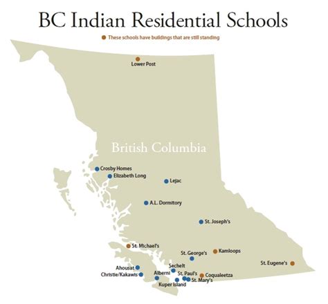 Residential schools for indigenous children existed in canada from the 17th century until the late 1990s. map and information about BC Indian Residential Schools ...
