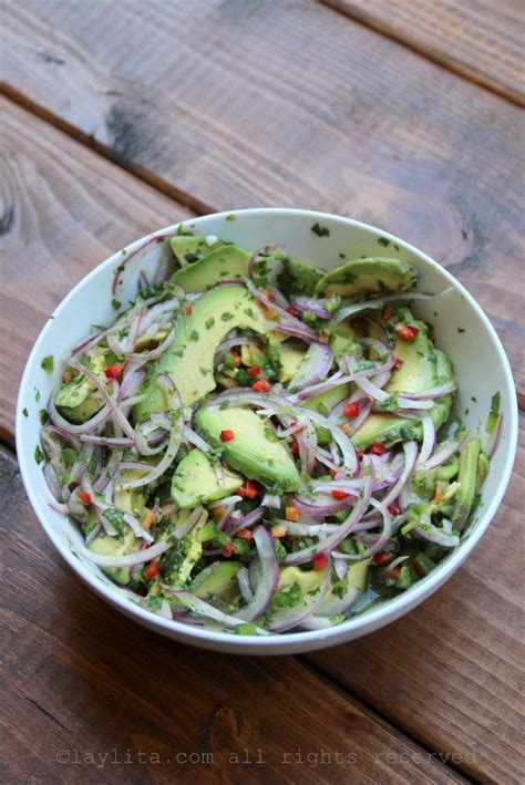 Chunky Avocado Salsa Or Side Salad Laylitas Recipes