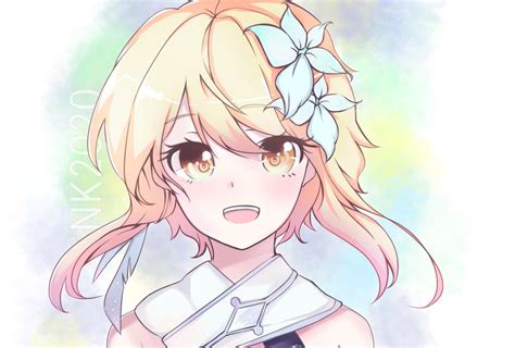 Genshin impact x kingdom hearts fanart i made for venti! Lumine Genshin Impact Fanart / This Girl Is Too Beautiful ...