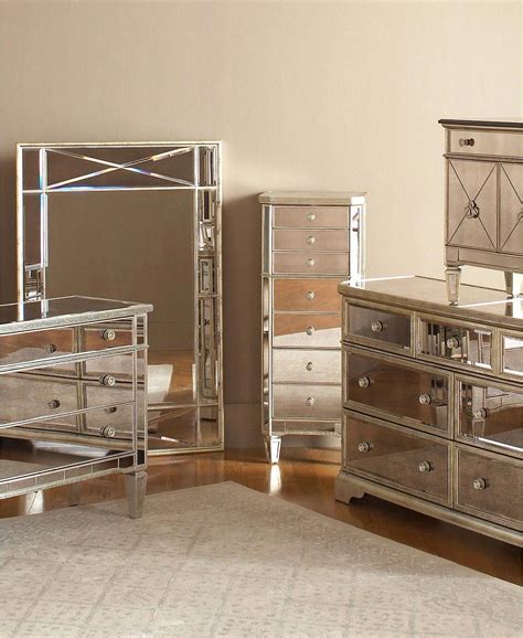 Furniture Marais Mirrored Furniture Collection And Reviews Furniture